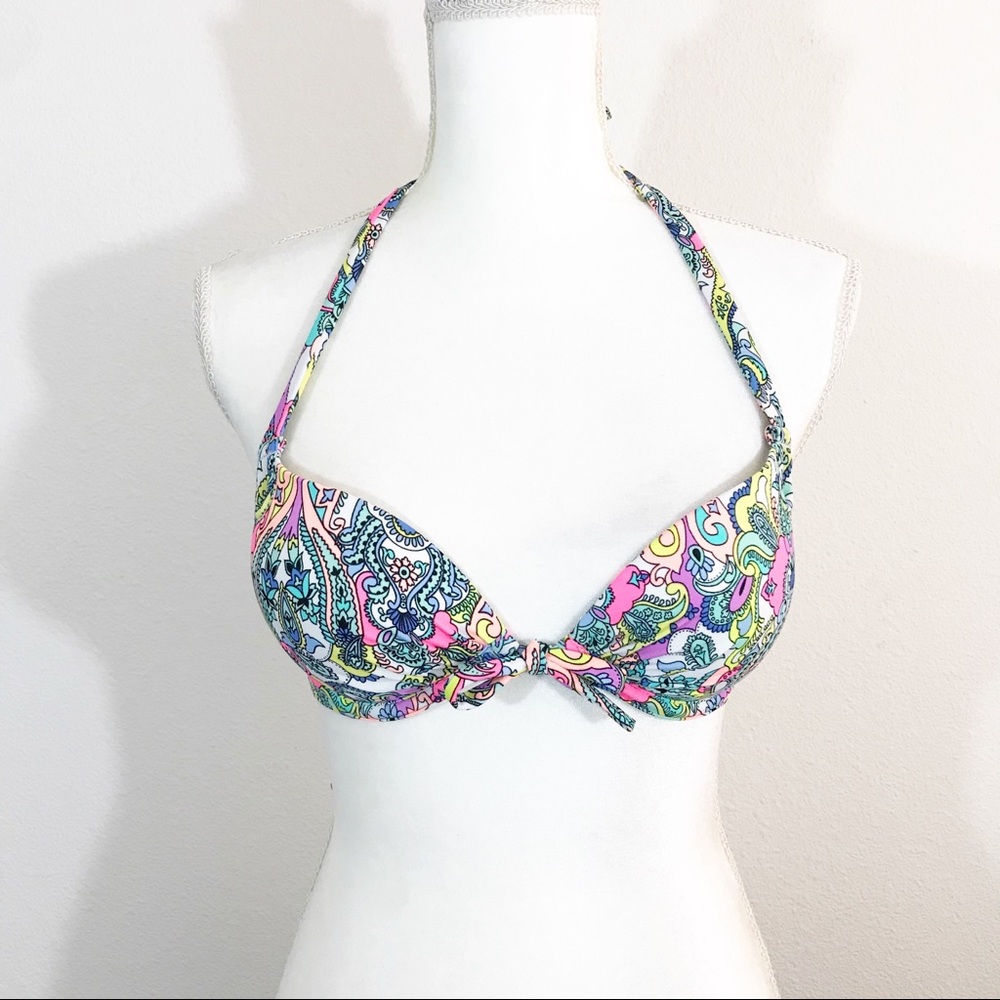 Victoria’s Secret Paisley push-up swimsuit top